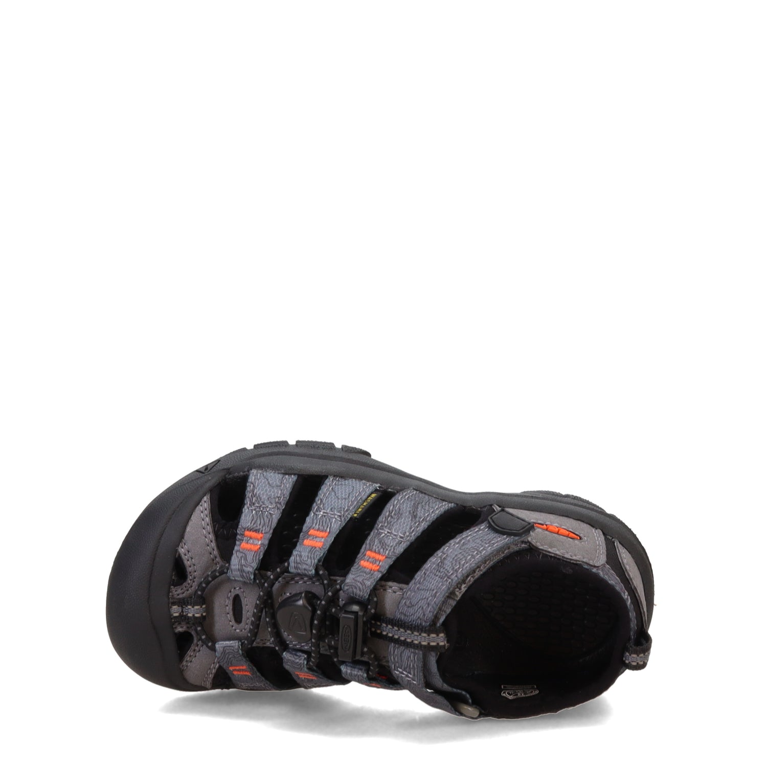 Peltz Shoes  Boy's KEEN Newport H2 Waterproof Sandal - Toddler & Little Kid Steel Grey/Black 1026268