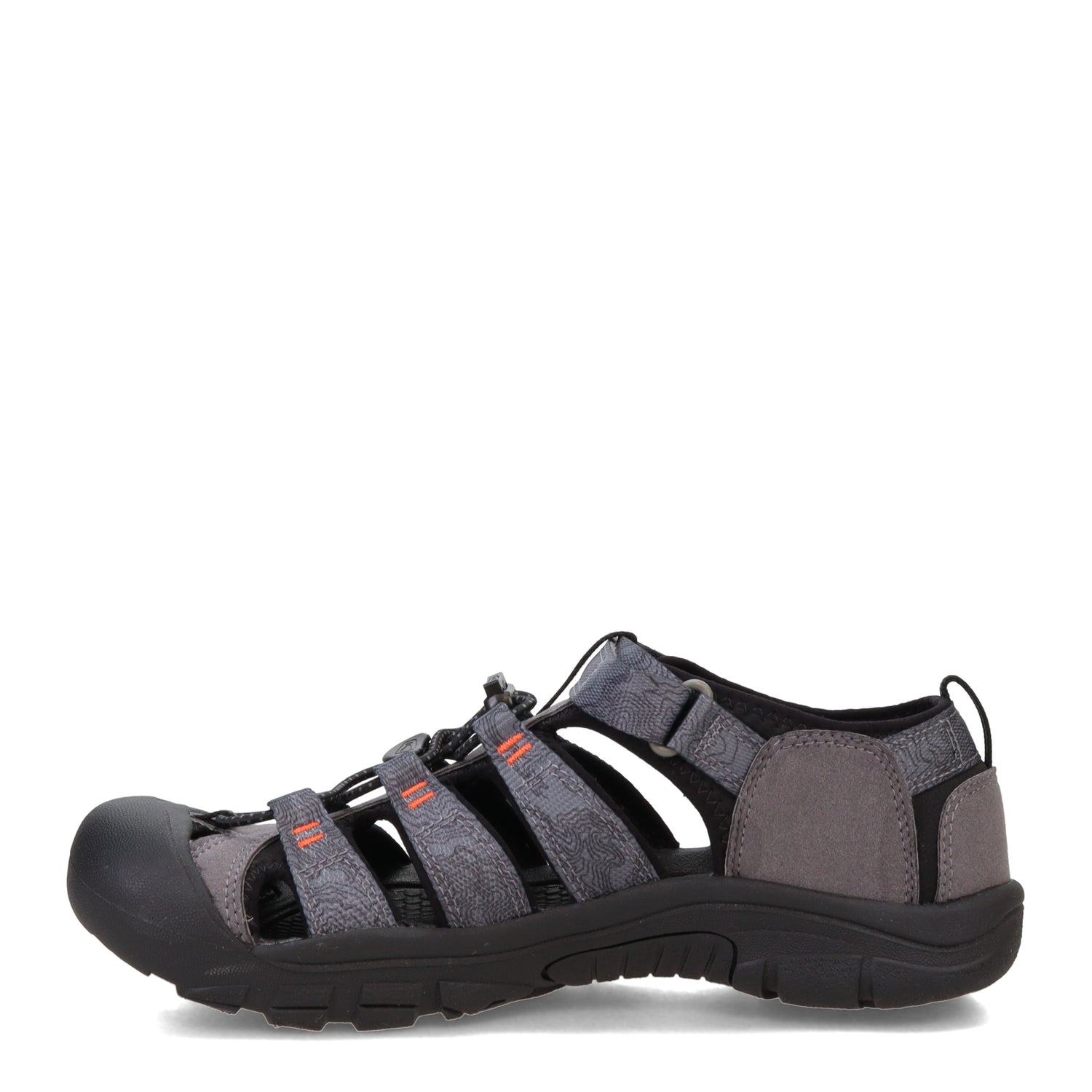 Peltz Shoes  Boy's KEEN Newport H2 Waterproof Sandal - Little Kid & Big Kid Steel Grey/Black 1026277