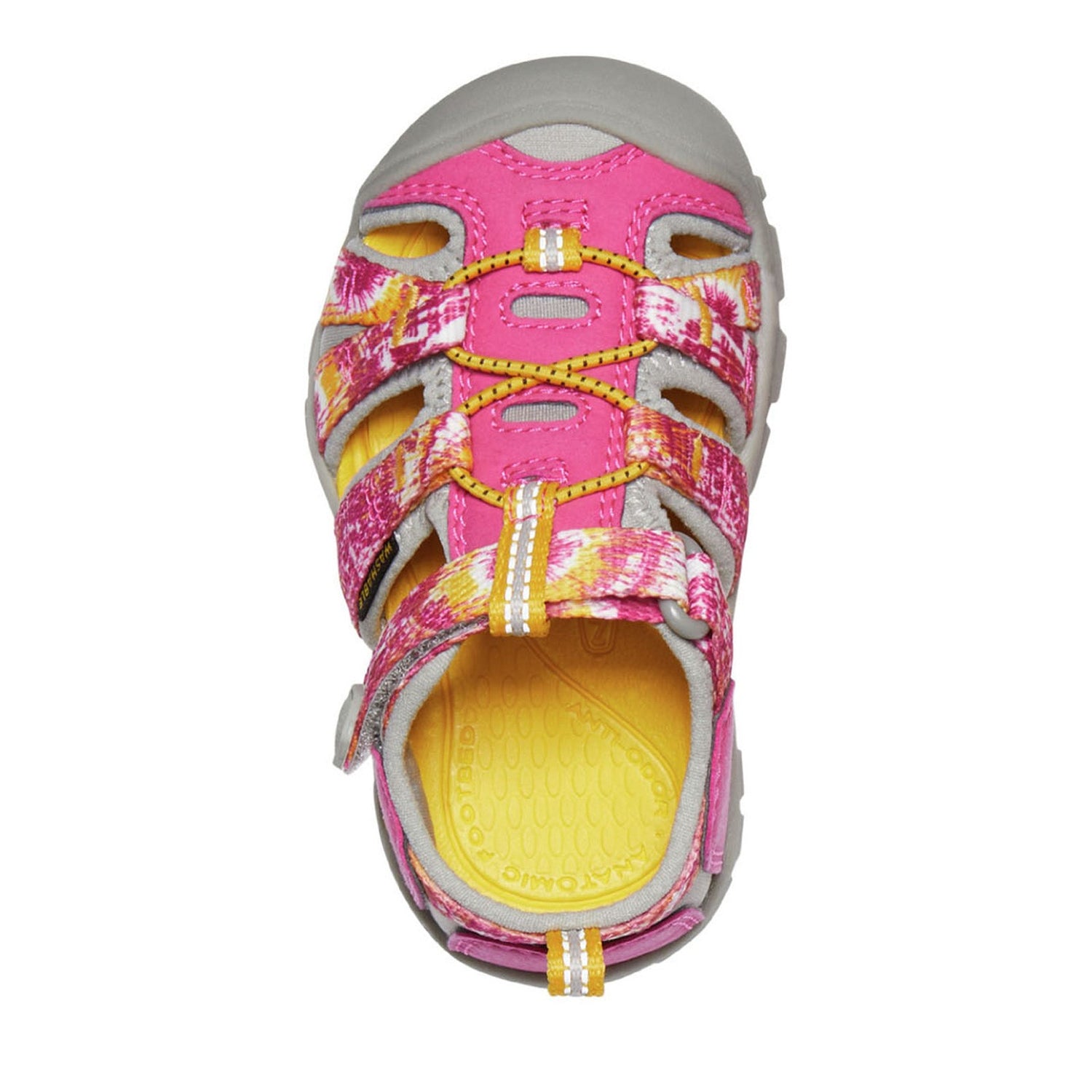 Peltz Shoes  Girl's KEEN Seacamp II CNX Sandal - Toddler Pink Multi 1026302