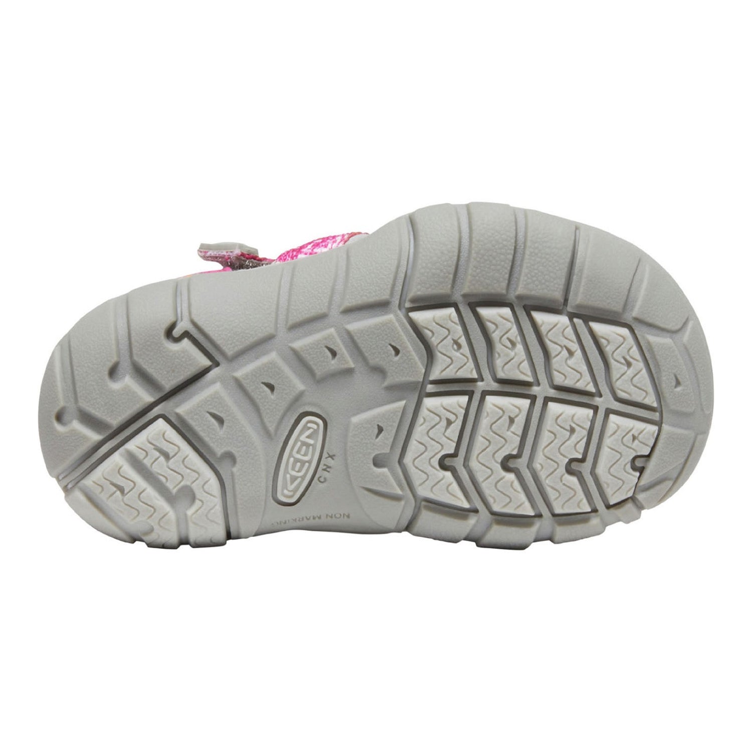 Peltz Shoes  Girl's Keen Seacamp II CNX Sandal - Toddler Pink Multi 1026302