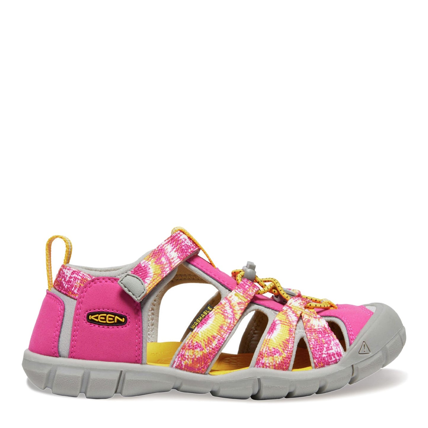 Peltz Shoes  Girl's KEEN Seacamp II CNX Sandal - Little Kid & Big Kid Multi/Keen Yellow 1026320