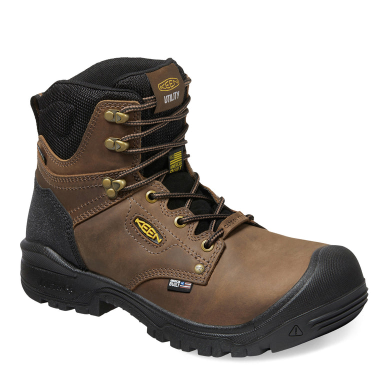 Men's KEEN Utility, Independence 6 in Carbon Toe Waterproof Boot