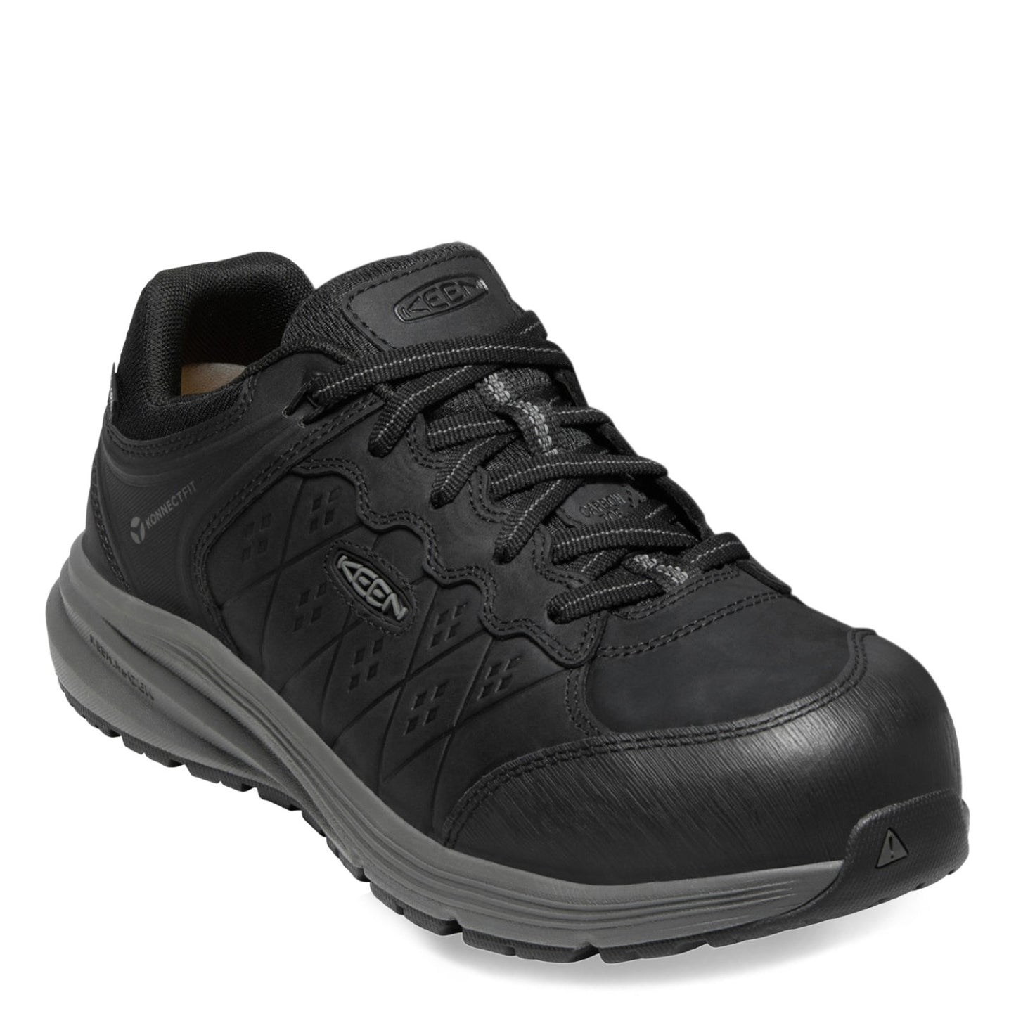 Peltz Shoes  Men's Keen Utility Vista Energy + CT Waterproof Work Shoe Black 1026706