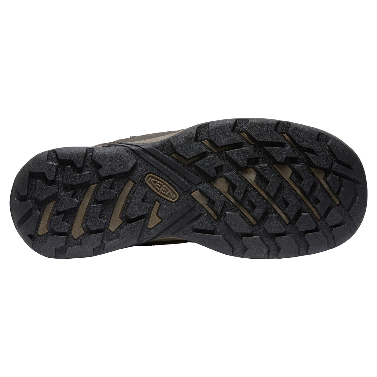 Peltz Shoes  Men's Keen Circadia Mid Waterproof Hiking Boot Bison/Brindle 1026769