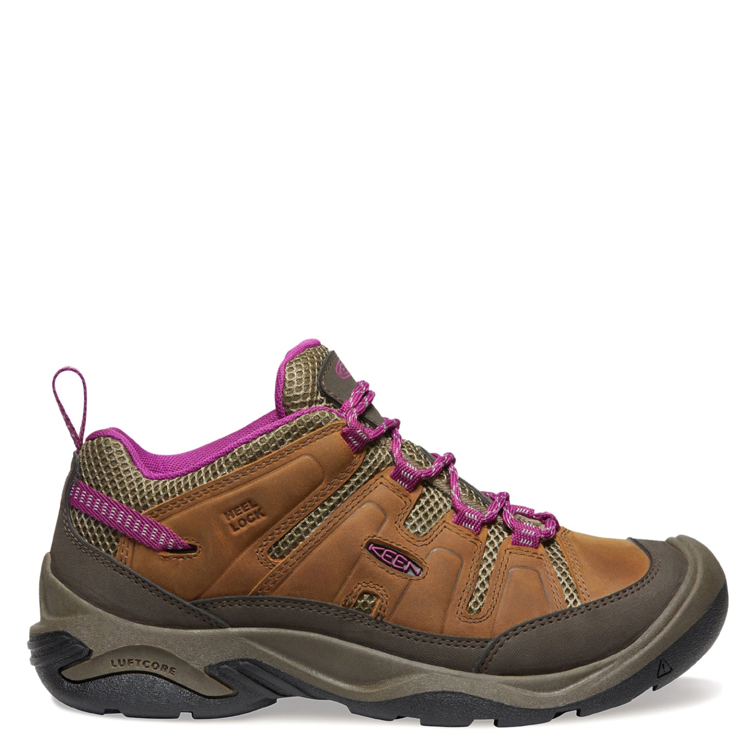 Peltz Shoes  Women's Keen Circadia Vent Hiking Shoe Syrup/Boysenberry 1026778