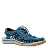 Peltz Shoes  Women's Keen Uneek Sandal Blue/Black 1026871