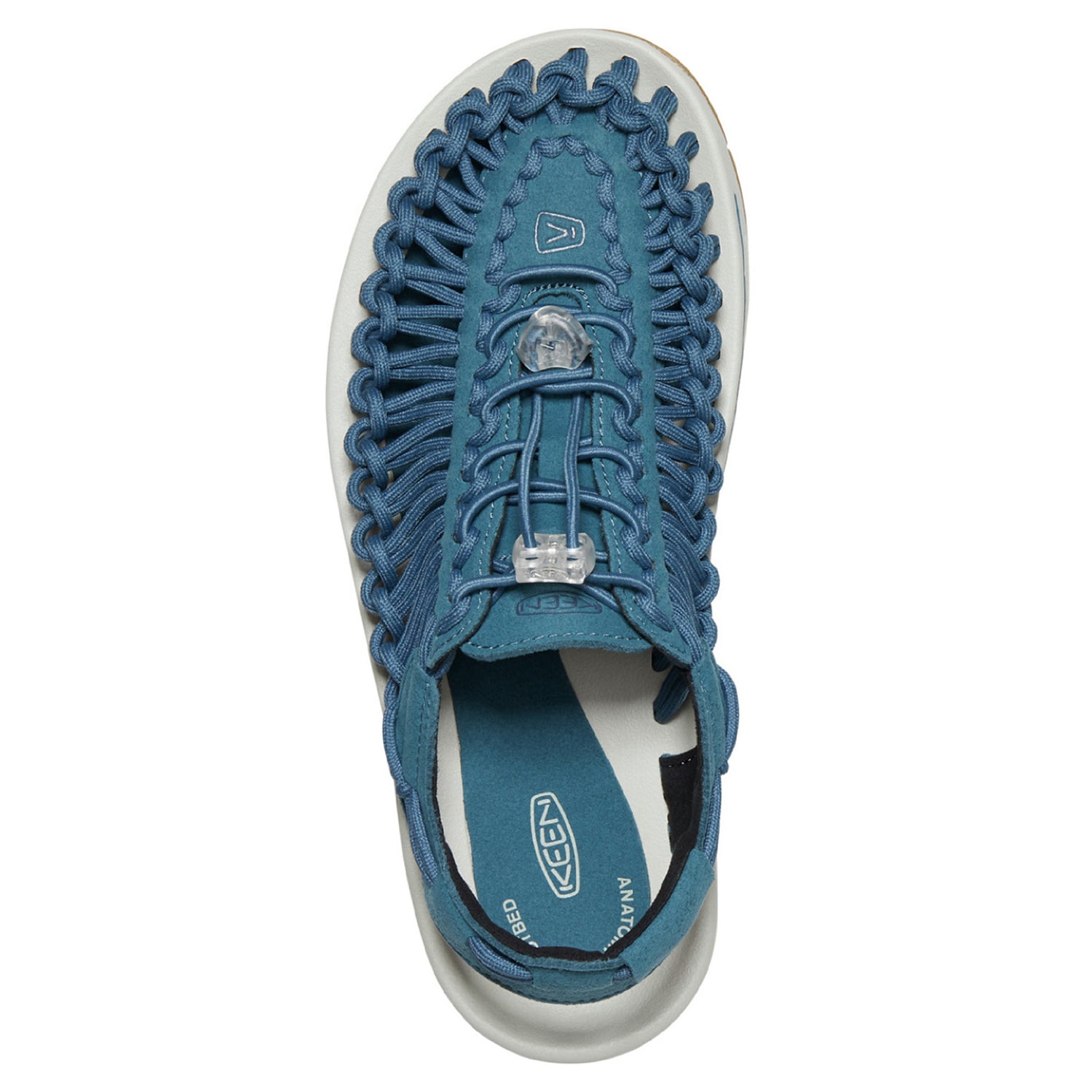 Peltz Shoes  Women's Keen Uneek Sandal Blue/Black 1026871