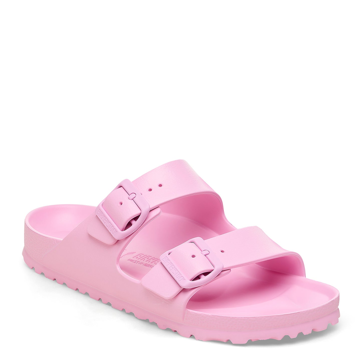 Peltz Shoes  Women's Birkenstock Arizona Essentials EVA Sandal Fondant Pink 1027 355 N