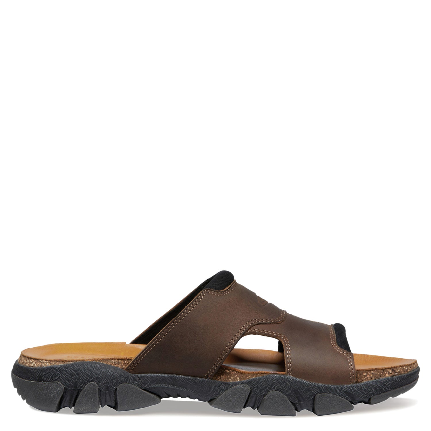 Peltz Shoes  Men's Keen Daytona II Slide Sandal Bison/Black 1027281