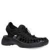 Peltz Shoes  Women's Keen Uneek Astoria Sandal Black/Black 1027292
