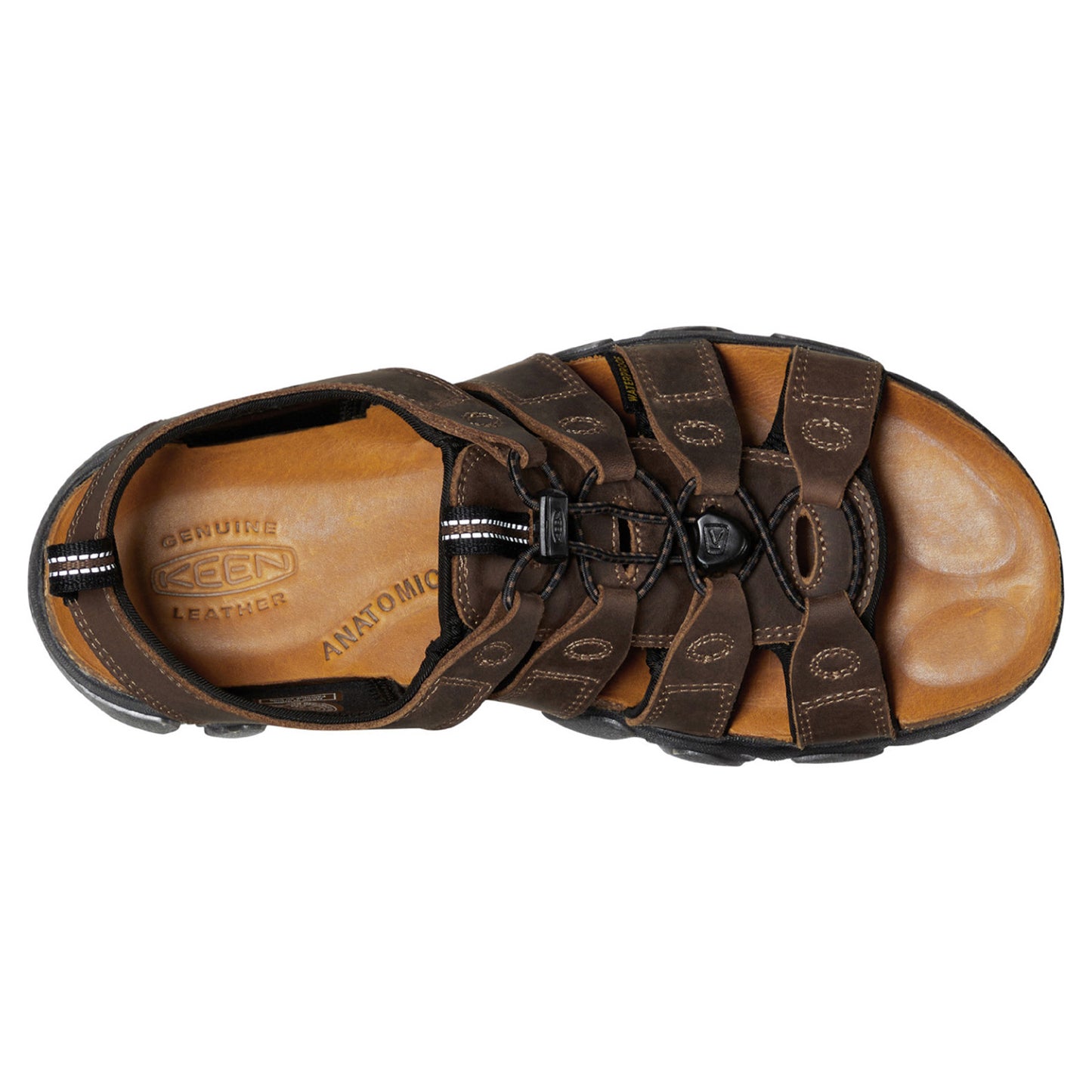 Peltz Shoes  Men's Keen Daytona II Sandal Bison/Black 1027340