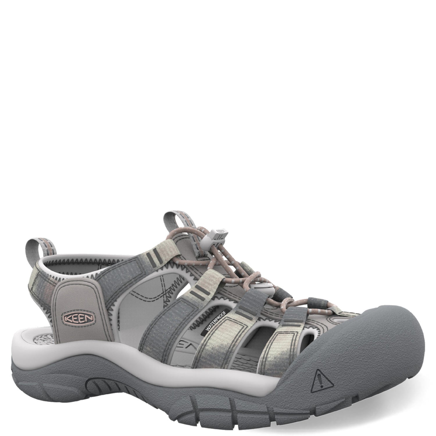 Peltz Shoes  Women's Keen Newport H2 Sandal Fawn/Grey 1027355