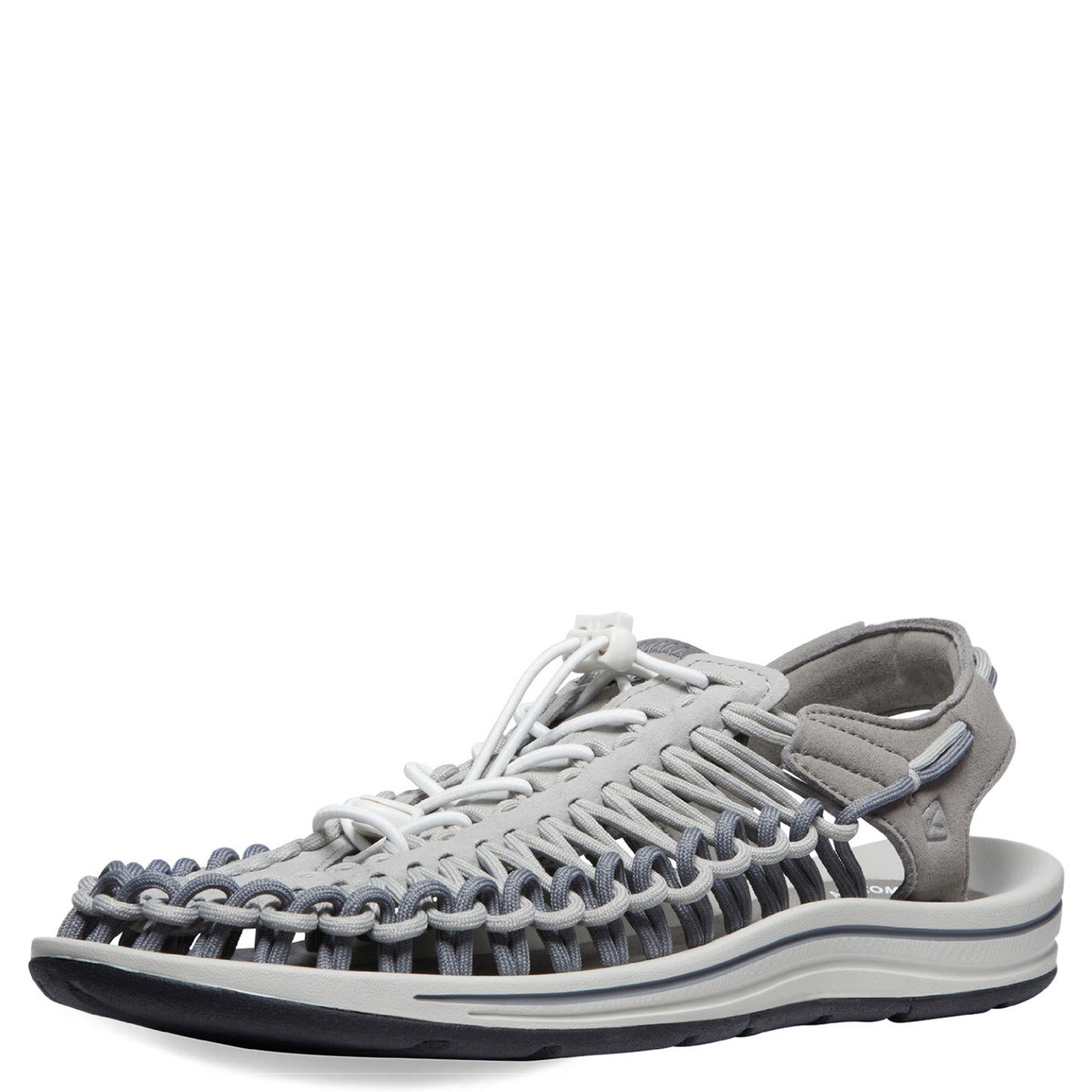 Peltz Shoes  Men's Keen Uneek Sandal Steel Grey/Drizzle 1027434