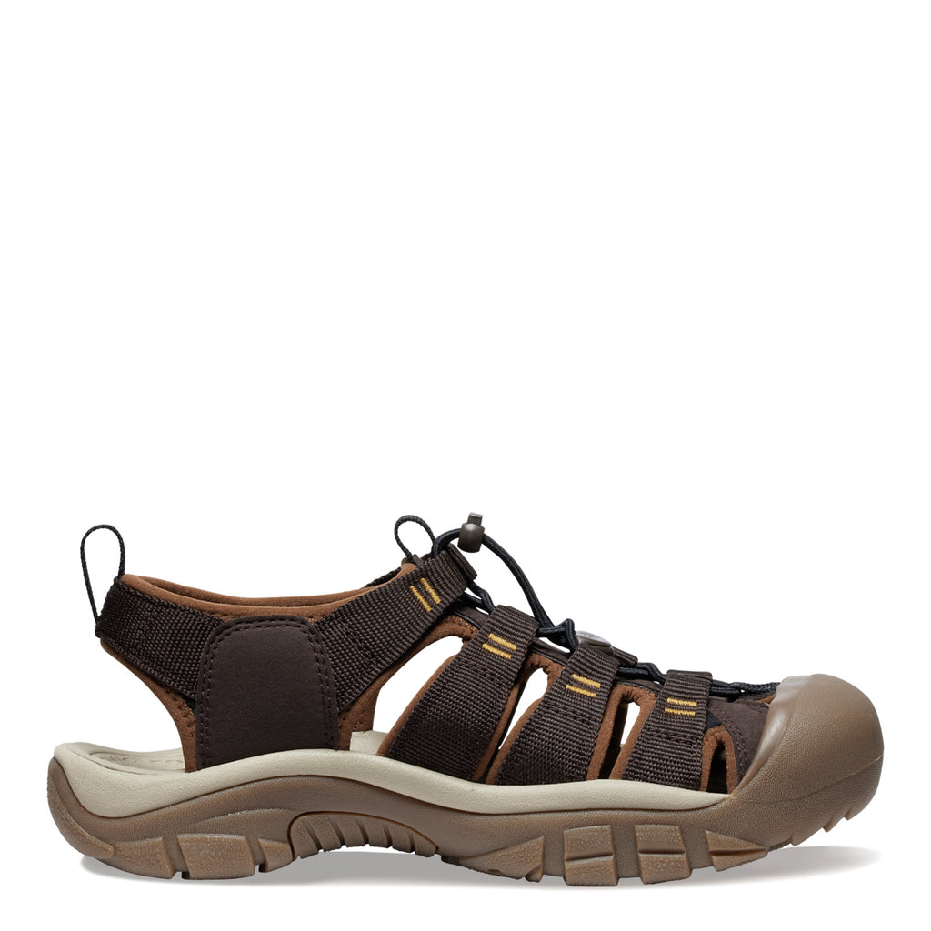 Men's KEEN Newport H2 Sandal JAVA/GOLDEN YELLOW 1028514