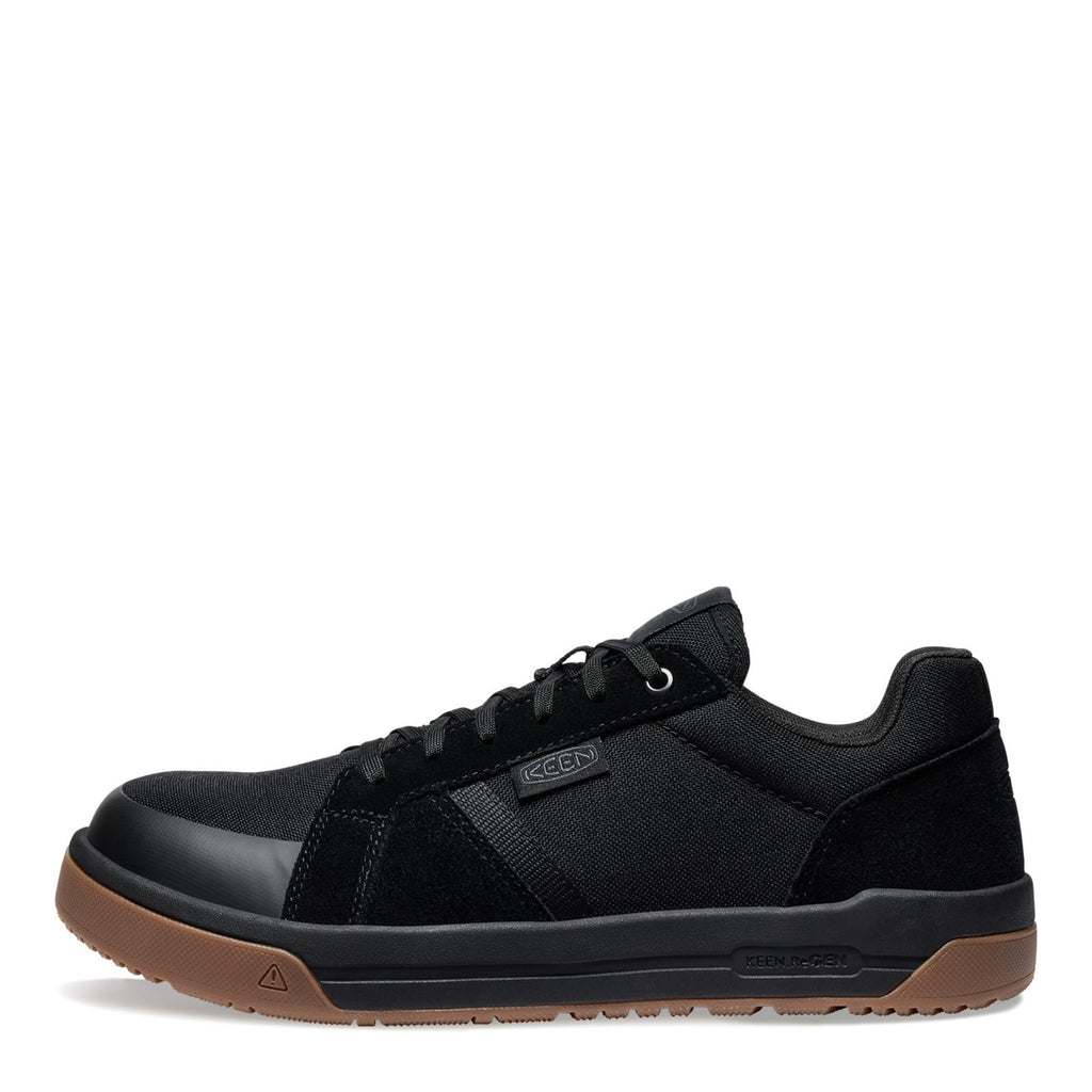 Men's KEEN Utility Kenton Low Carbon Toe Work Shoe BLACK/GUM 1028749