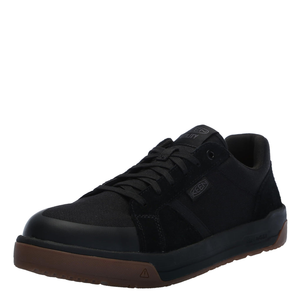 Men's KEEN Utility Kenton Low Carbon Toe Work Shoe BLACK/GUM 1028749