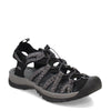Peltz Shoes  Women's Keen Whisper Sandal Black/Steel Grey 1028815
