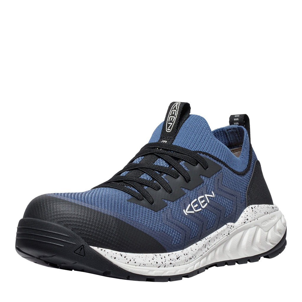 Men's KEEN Utility Arvada Shift ESD Comp Toe Work Sneaker VINTAGE INDIGO/BLACK 1029029