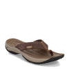 Peltz Shoes  Men's KEEN Kona Flip PCL Sandal Java/Dark Earth 1029143