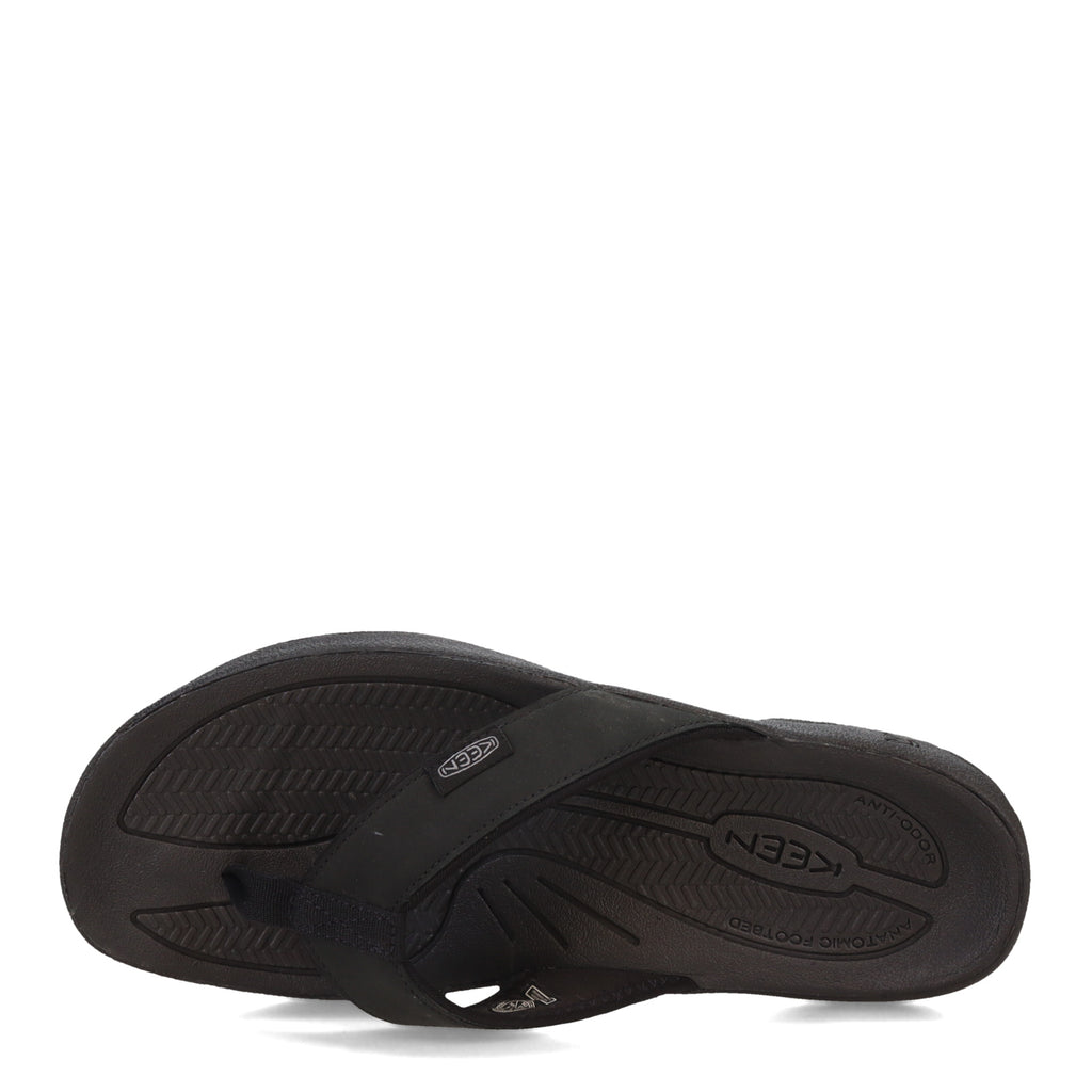 Men's KEEN Kona Flip PCL Sandal BLACK/STEEL GREY 1029144