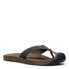 Peltz Shoes  Men's KEEN Barbados Sandal Java/Dark Earth 1029154