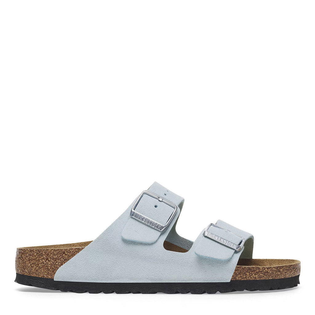Women's Birkenstock Arizona Slide Sandal - Narrow Fit BABY BLUE 1029310 N