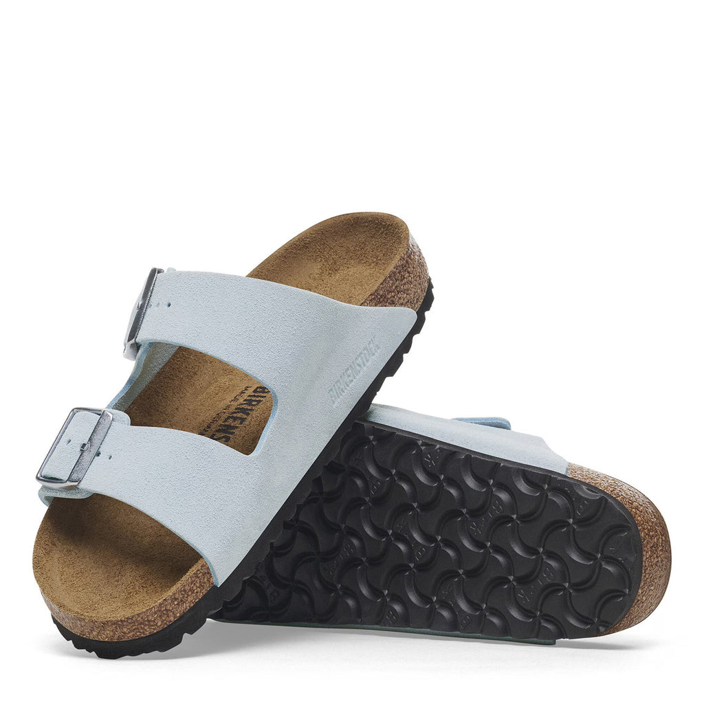 Women's Birkenstock Arizona Slide Sandal - Narrow Fit BABY BLUE 1029310 N