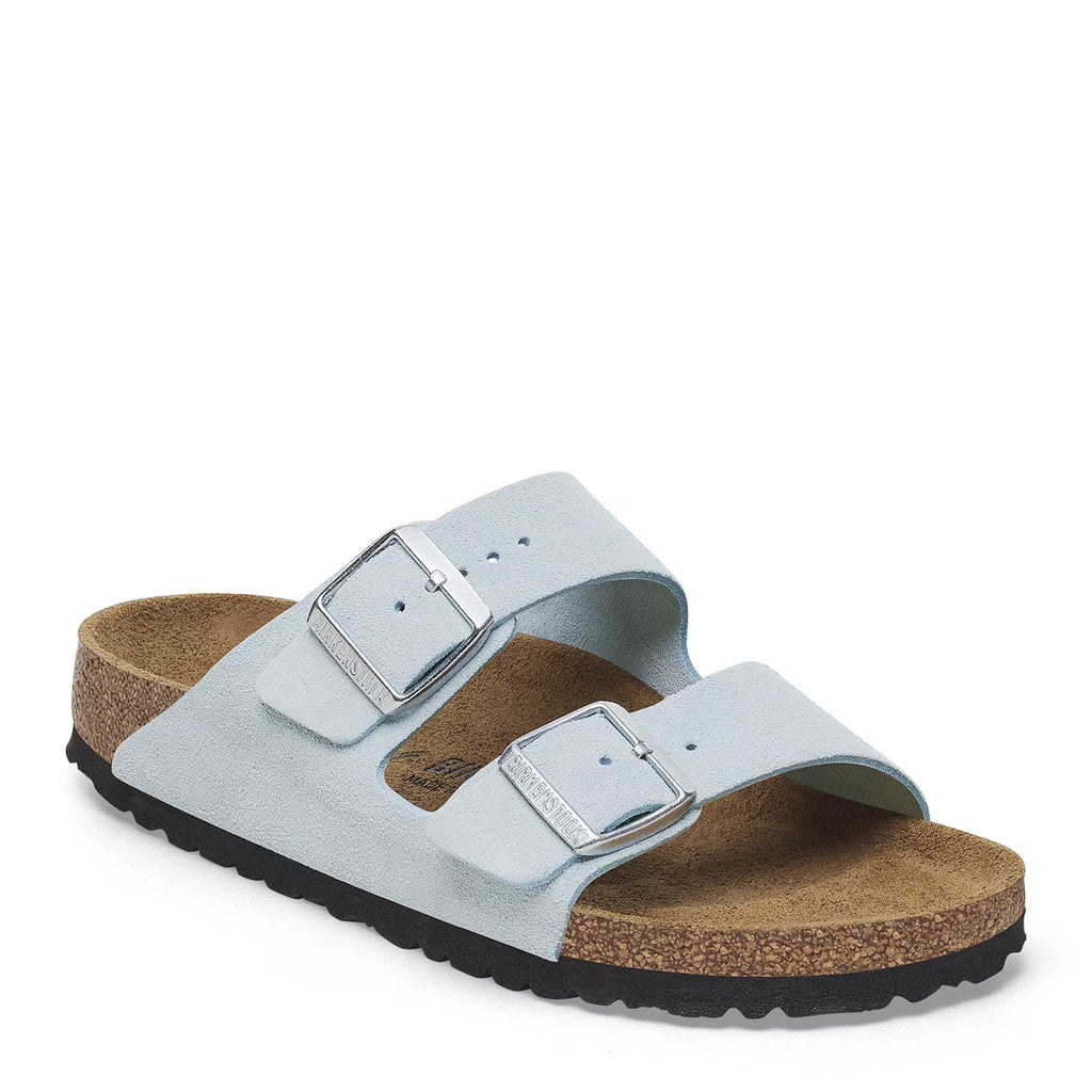 Women's Birkenstock Arizona Slide Sandal - Narrow Fit BABY BLUE 1029310 N