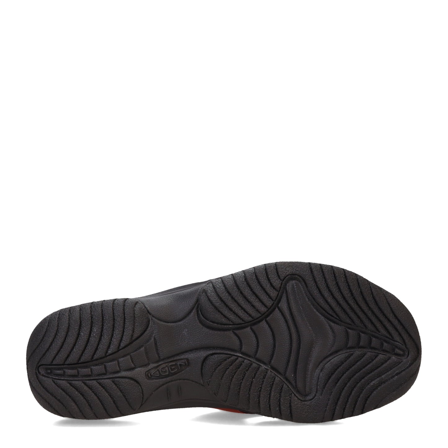 Peltz Shoes  Men's KEEN Kona Flip PCL Sandal Fired Brick/Black 1029357