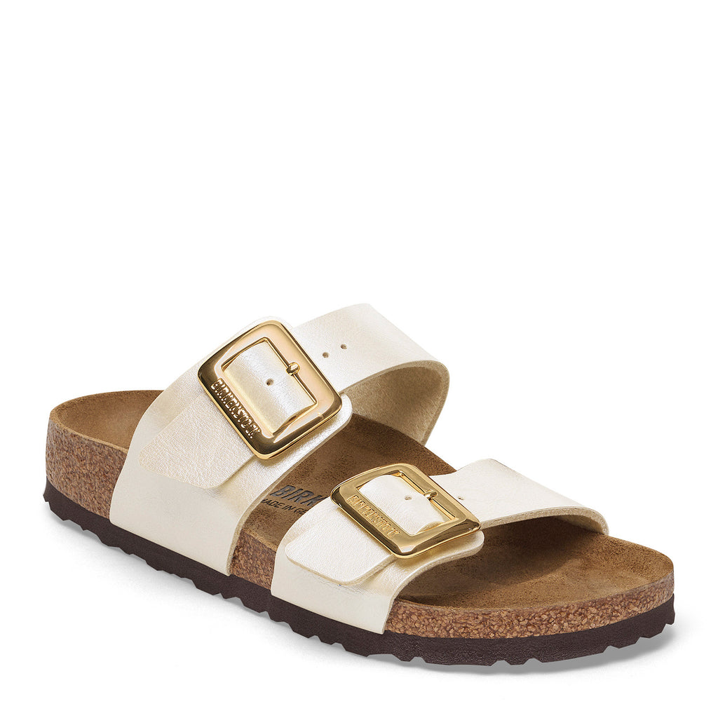 Women's Birkenstock Sydney Luxe Buckle Sandal - Narrow Fit PEARL 1029492 N