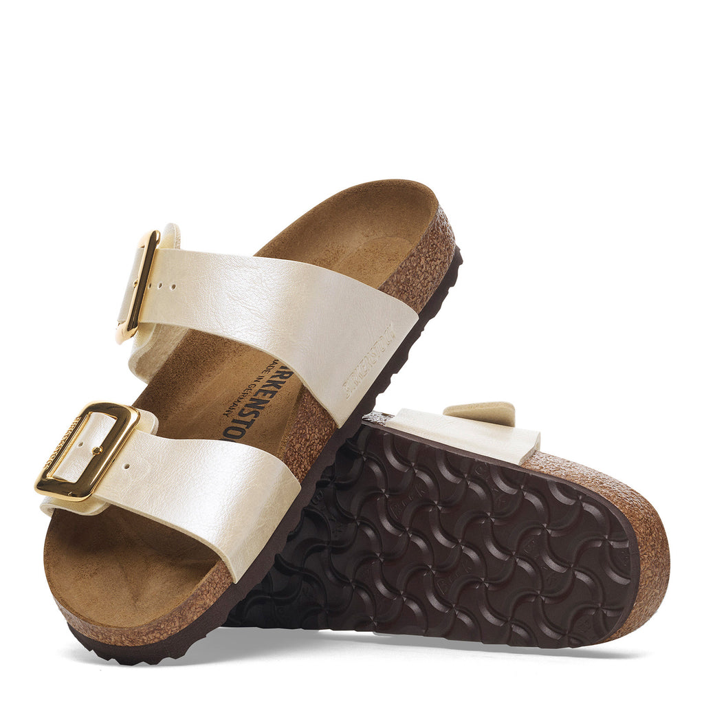 Women's Birkenstock Sydney Luxe Buckle Sandal - Narrow Fit PEARL 1029492 N