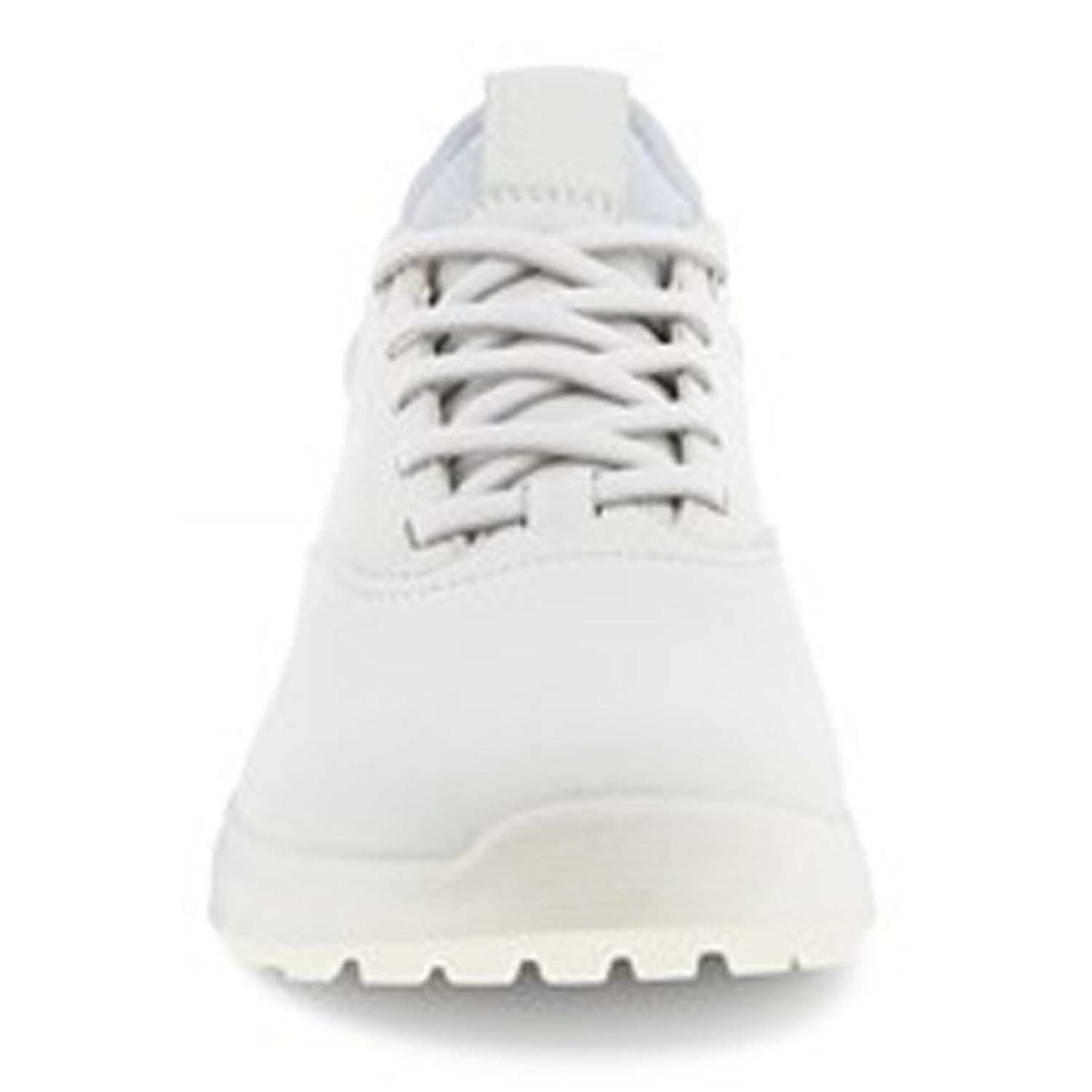 Peltz Shoes  Women's Ecco Golf S-Three Golf Shoe White/Dusty Blue 102963-60618