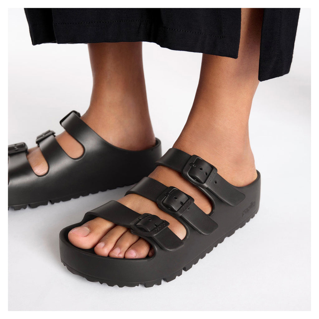 Women's Birkenstock Florida Flex Platform Sandal BLACK 1029738 N