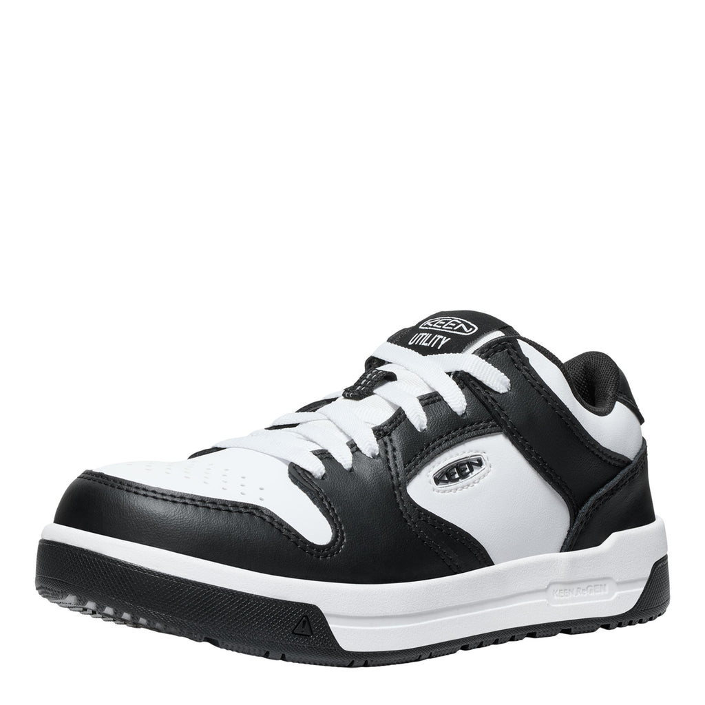 Women's KEEN Utility Overton Comp Toe Work Sneaker WHITE/BLACK 1029861