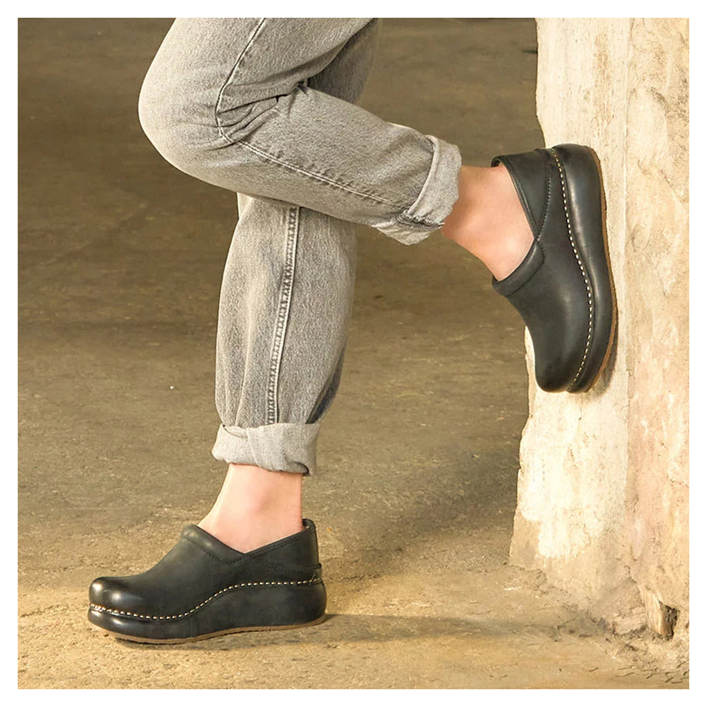 Women's Dansko Platform Pro Clog BLACK 10301-100600