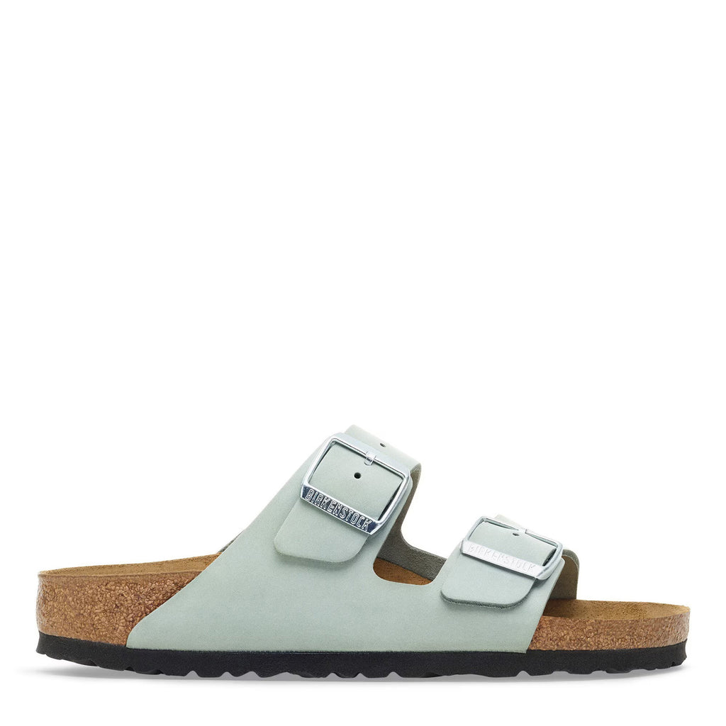 Women's Birkenstock Arizona Slide Sandal - Narrow Fit SAGE NUBUCK 1030470 N