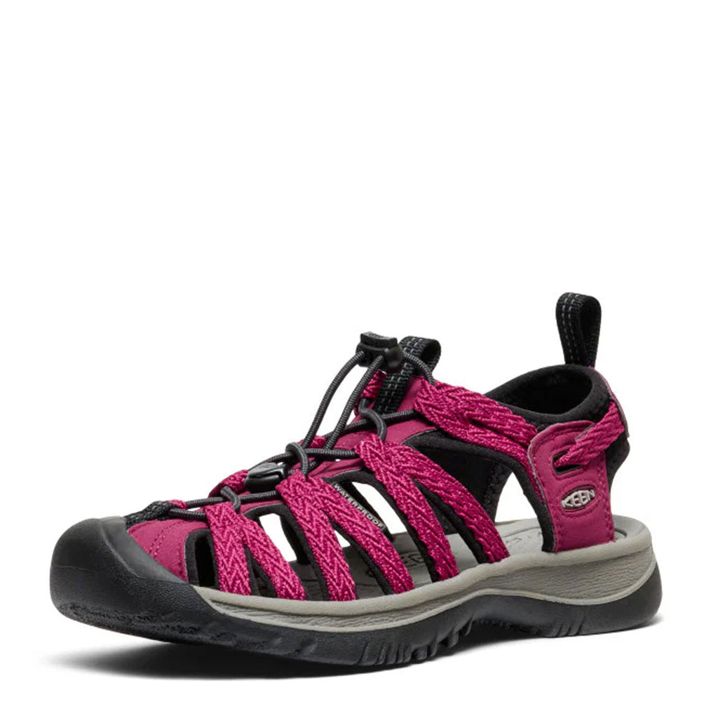 Women's KEEN Whisper Sandal Beaujolais/Black 1030554