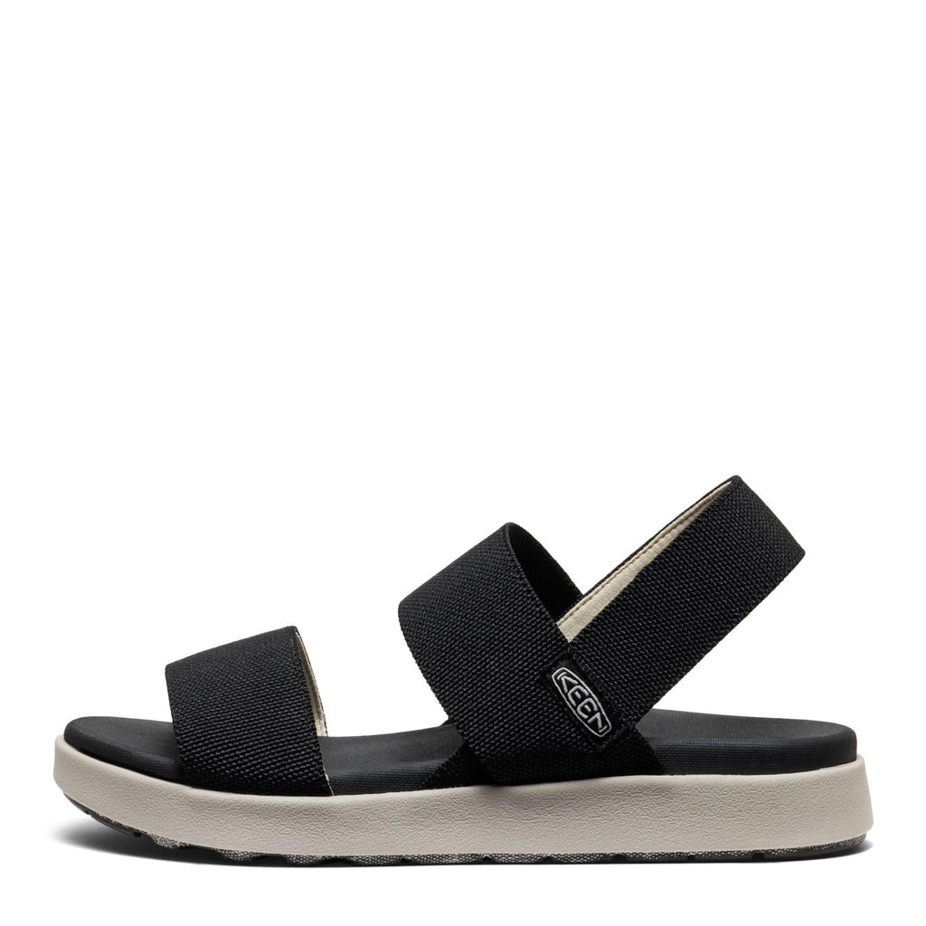 Women's KEEN Elle Backstrap Sandal - Wide Width BLACK 1030987