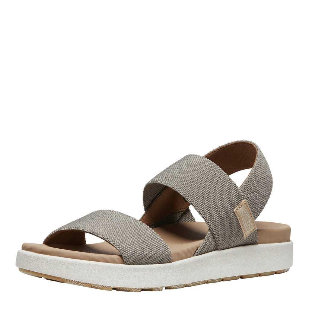 Women's KEEN Elle Backstrap Sandal - Wide Width BRINDLE/BIRCH 1030988
