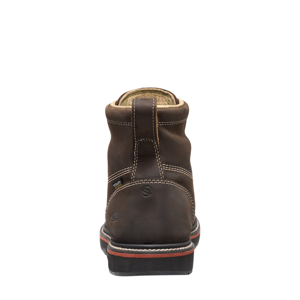 Men's KEEN Utility Liberty 6-Inch Waterproof Carbon Toe Work Boot COFFEE 1032238