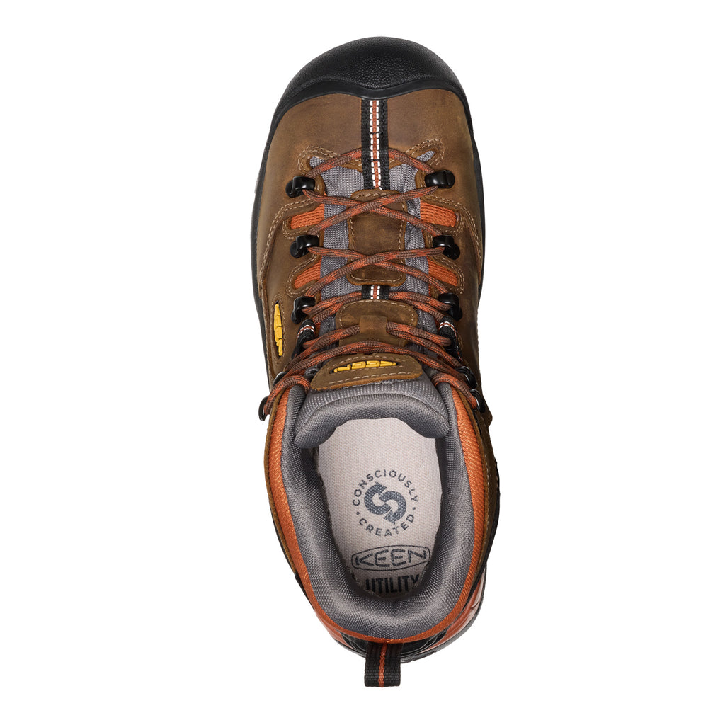 Men's KEEN Utility Pittsburgh Energy 6-inch Waterproof Work Boot BROWN 1032286