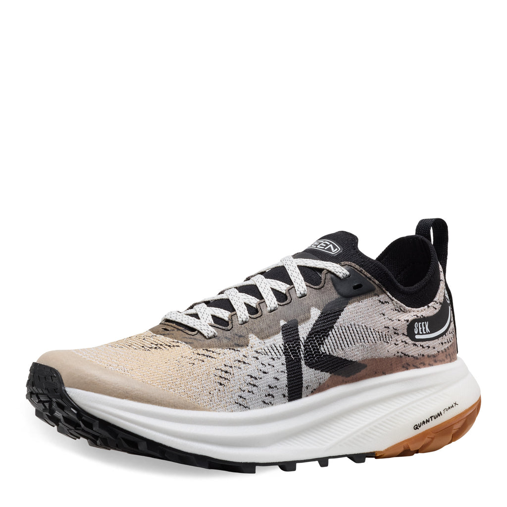 Women's KEEN Seek Trail Running Shoe SAFARI BLACK 1032314