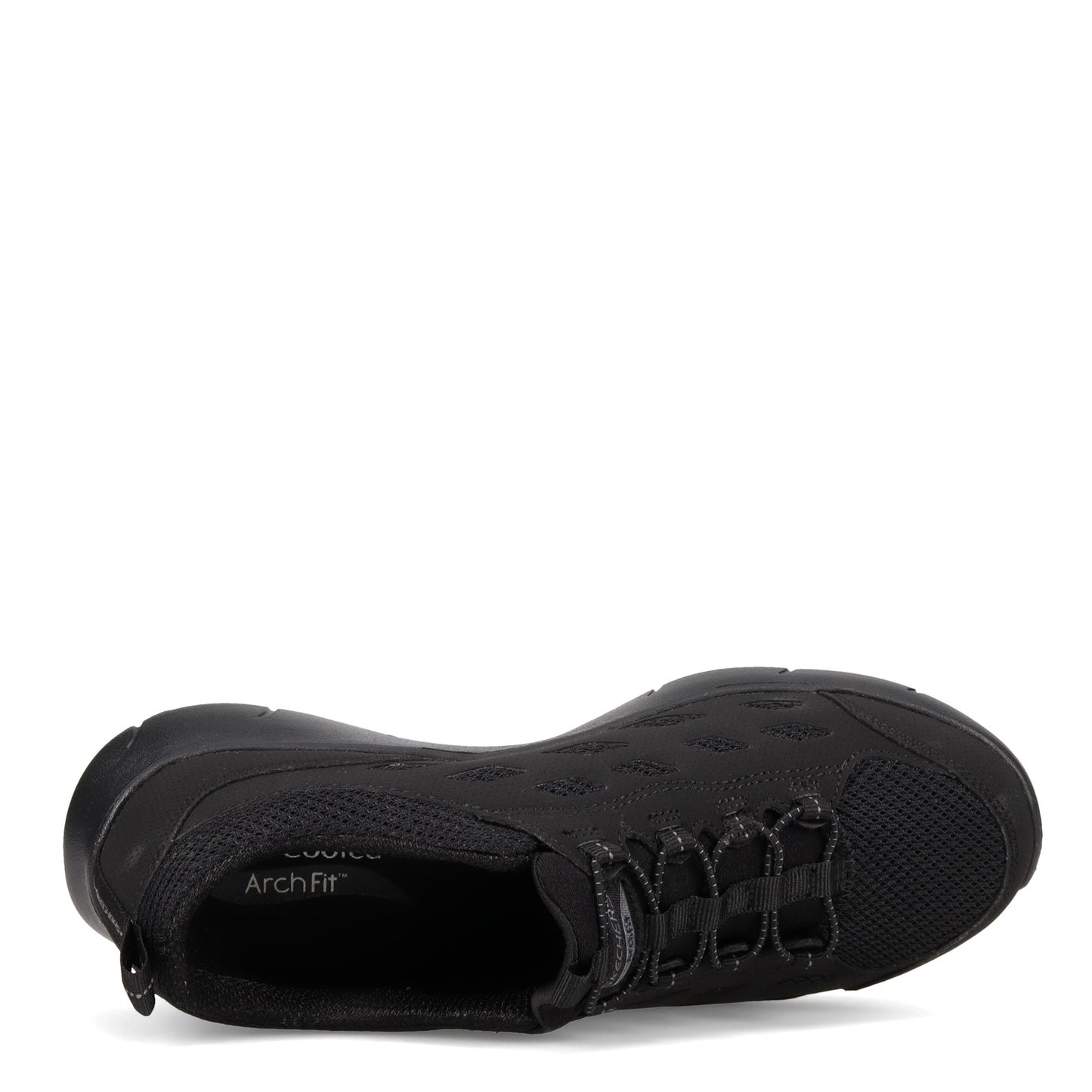 Peltz Shoes  Women's Skechers Arch Fit Refine Sneaker BLACK 104163-BBK