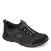 Peltz Shoes  Women's Skechers Arch Fit Refine Her Best Sneaker BLACK  / BLACK 104165-BBK