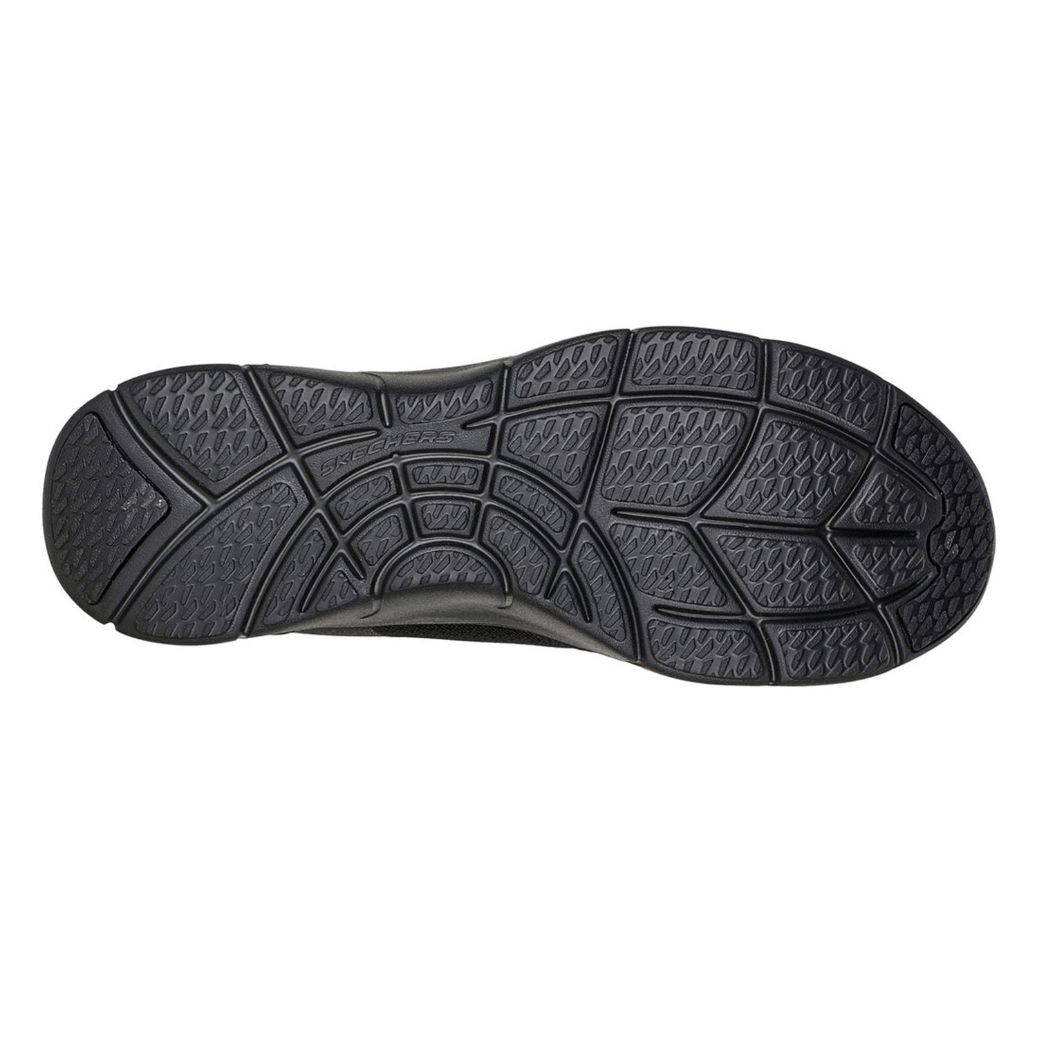 Peltz Shoes  Women's Skechers Arch Fit Refine Her Best Sneaker BLACK  / BLACK 104165-BBK