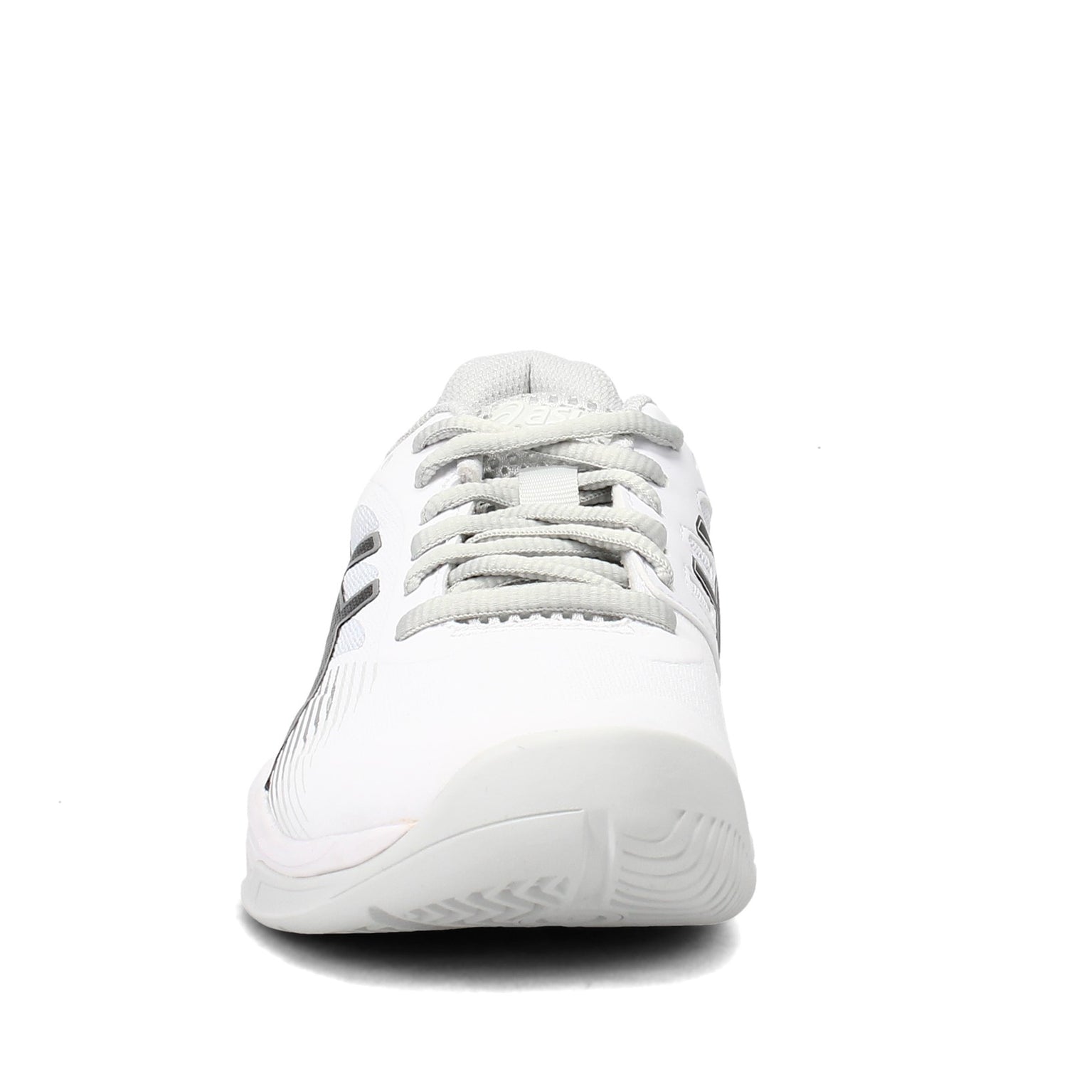 Peltz Shoes  Women's ASICS GEL-Game 8 Tennis Shoe WHITE / BLACK 1042A152.101