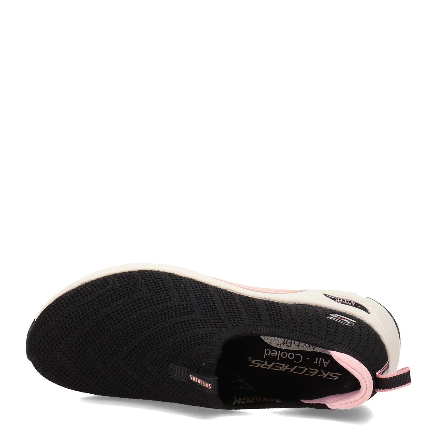 Peltz Shoes  Women's Skechers Skech-Air Arch Fit - Top Pick Walking Shoe BLACK 104251-BKLP