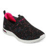 Peltz Shoes  Women's Skechers Arch Fit Refine - All Heart Slip-On BLACK MULTI 104277-BKMT