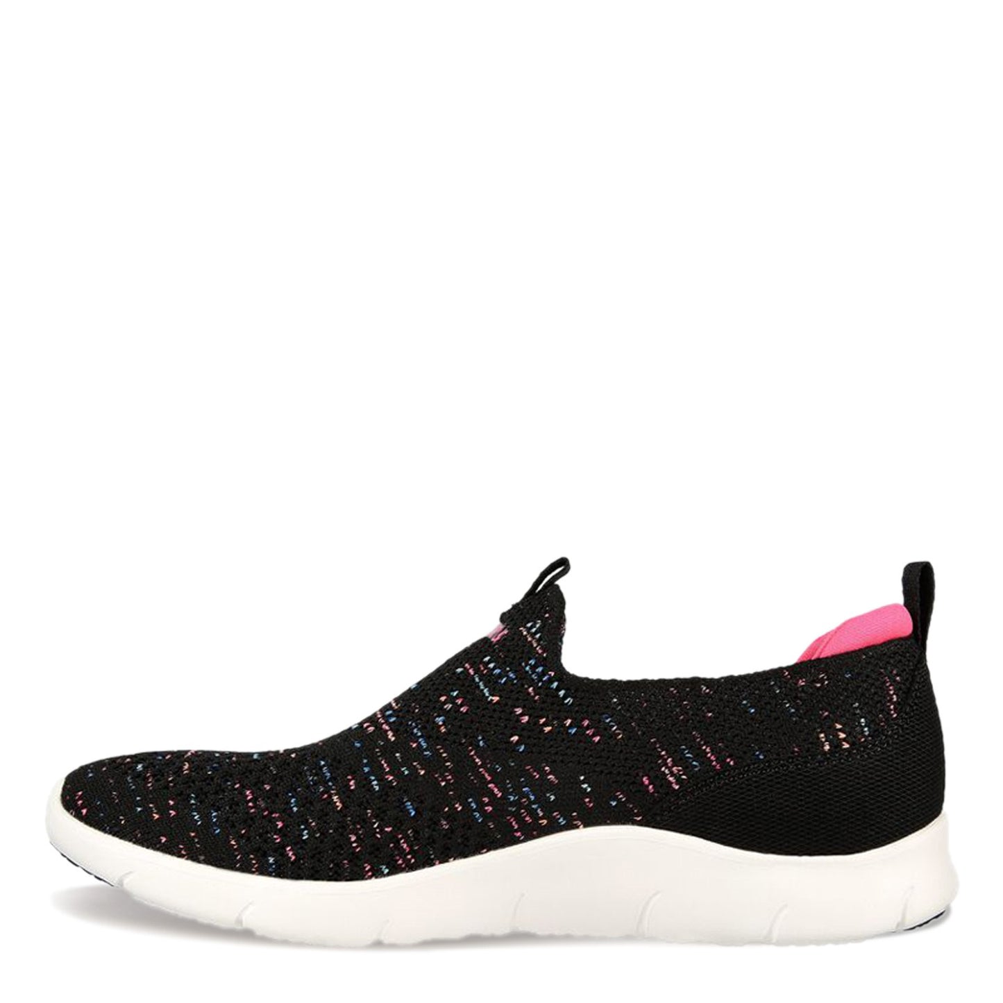Peltz Shoes  Women's Skechers Arch Fit Refine - All Heart Slip-On BLACK MULTI 104277-BKMT