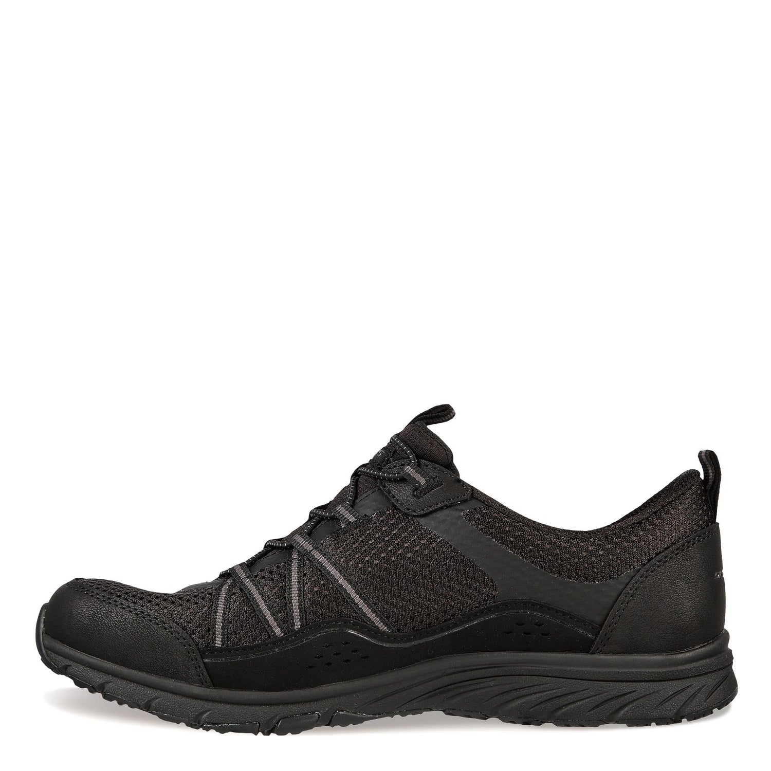 Peltz Shoes  Women's Skechers Gratis Sport Sneaker - Wide Width BLACK 104282W-BBK